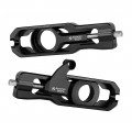 Bonamici Racing Chain Adjuster with Caliper Support, Black for the Yamaha YZF R6 2017-2024